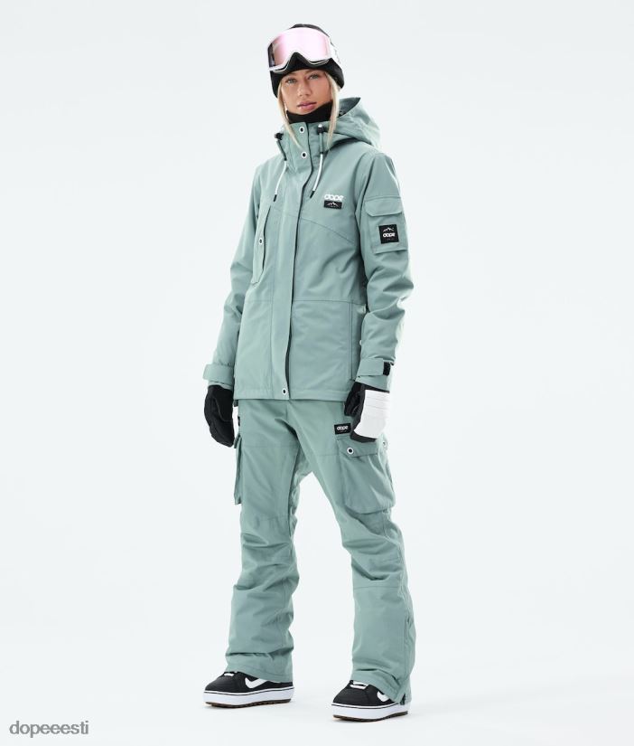 Dope Snow Eesti - naised adept w 2021 lumelaua jope Dope tuhmunud roheline B62VTF538