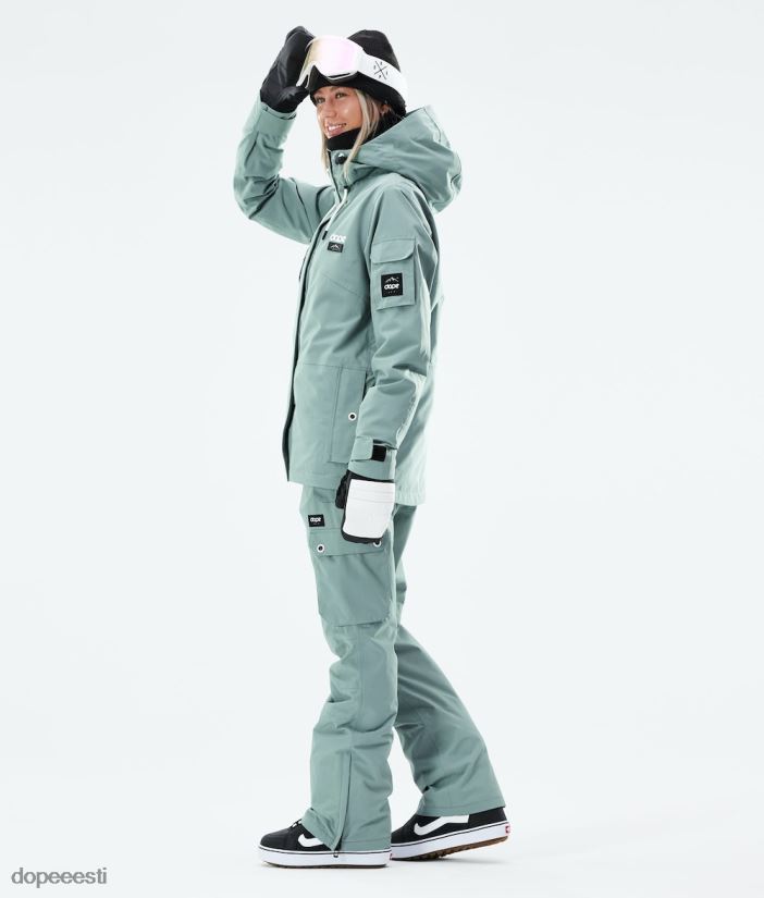 Dope Snow Eesti - naised adept w 2021 lumelaua jope Dope tuhmunud roheline B62VTF538