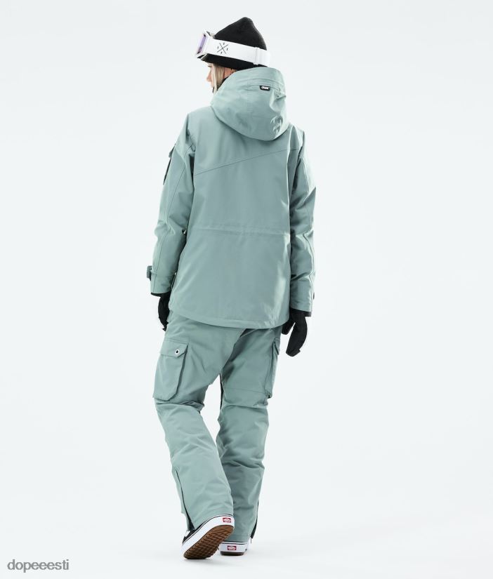 Dope Snow Eesti - naised adept w 2021 lumelaua jope Dope tuhmunud roheline B62VTF538