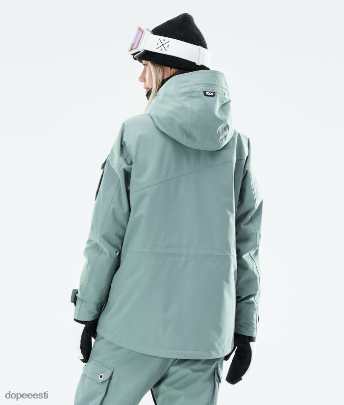 Dope Snow Eesti - naised adept w 2021 lumelaua jope Dope tuhmunud roheline B62VTF538