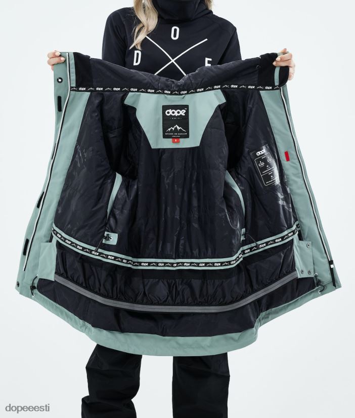 Dope Snow Eesti - naised adept w 2021 lumelaua jope Dope tuhmunud roheline B62VTF538