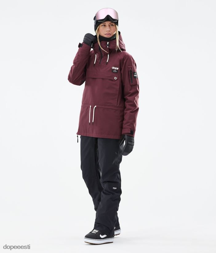 Dope Snow Eesti - naised annok w 2021 lumelaua jope Dope Burgundia B62VTF586