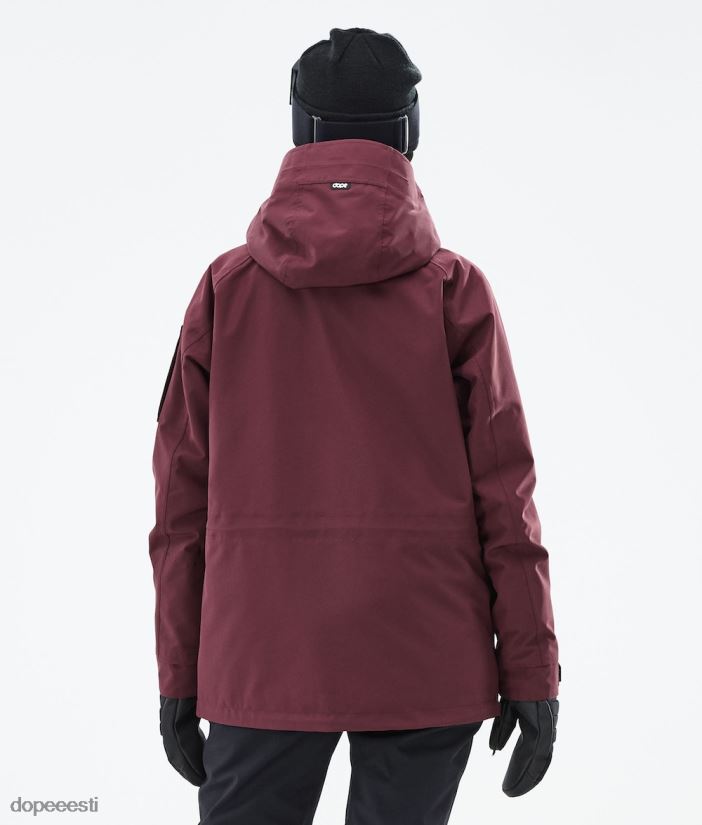 Dope Snow Eesti - naised annok w 2021 lumelaua jope Dope Burgundia B62VTF586