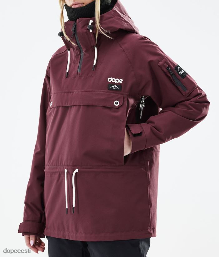 Dope Snow Eesti - naised annok w 2021 lumelaua jope Dope Burgundia B62VTF586