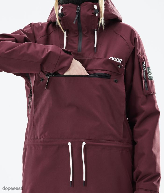 Dope Snow Eesti - naised annok w 2021 lumelaua jope Dope Burgundia B62VTF586