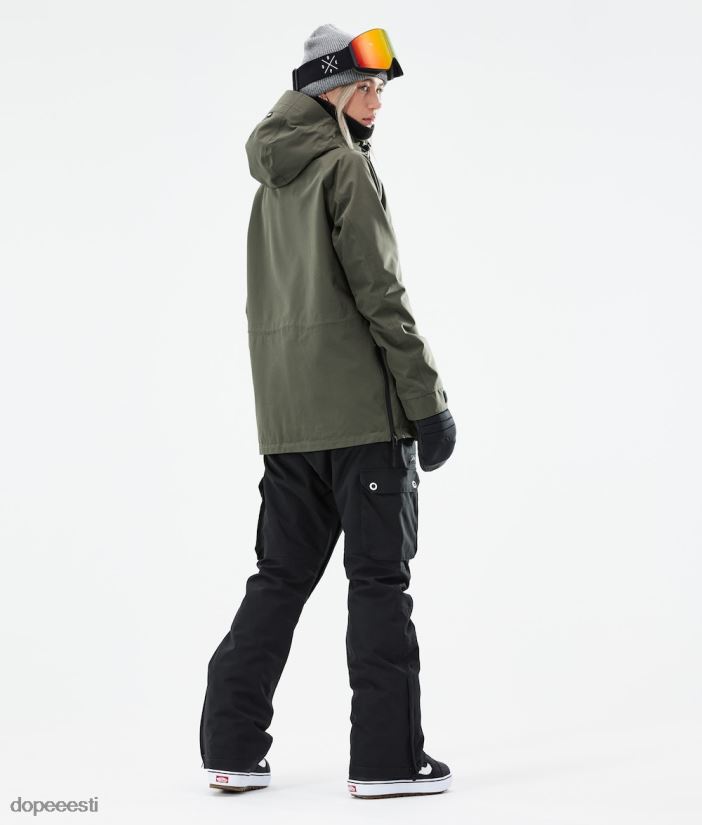 Dope Snow Eesti - naised annok w 2021 lumelaua jope Dope oliiviroheline B62VTF657