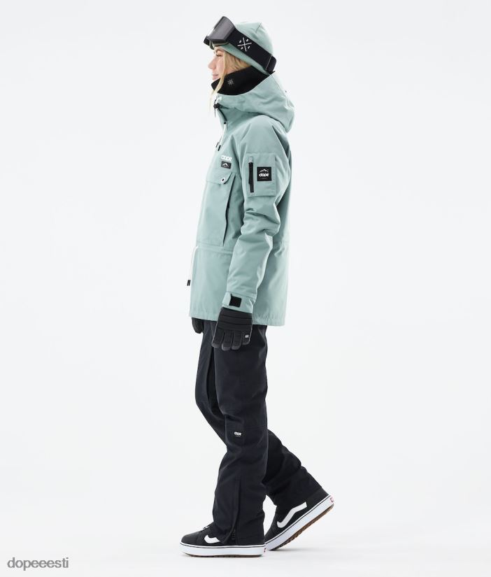 Dope Snow Eesti - naised annok w 2021 lumelaua jope Dope tuhmunud roheline B62VTF541