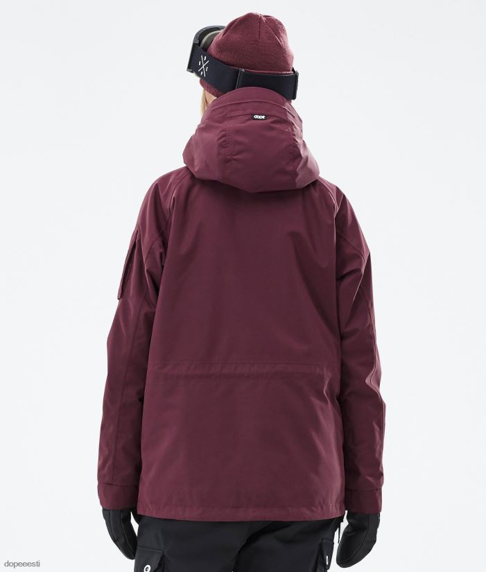 Dope Snow Eesti - naised annok w lumelaua jope Dope don Burgundia B62VTF603