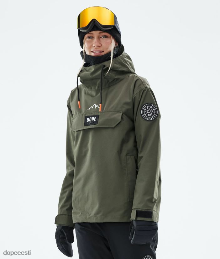 Dope Snow Eesti - naised blizzard w 2021 lumelaua jope Dope oliiviroheline B62VTF573