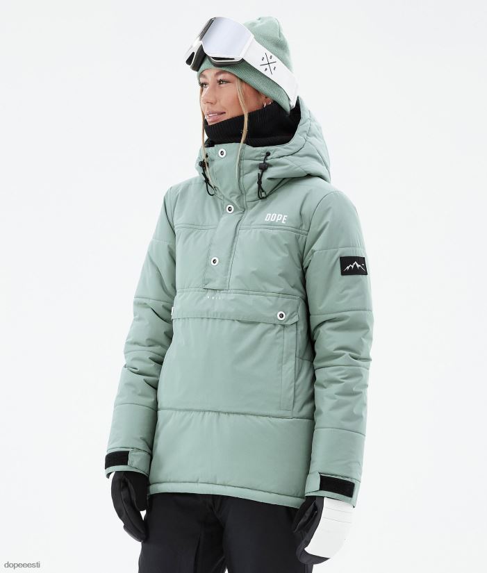Dope Snow Eesti - naised puffer w lumelaua jope Dope tuhmunud roheline B62VTF528