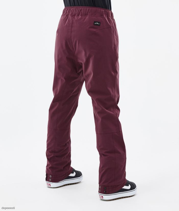 Dope Snow Eesti - naised blizzard w lumelauapüksid Dope Burgundia B62VTF712