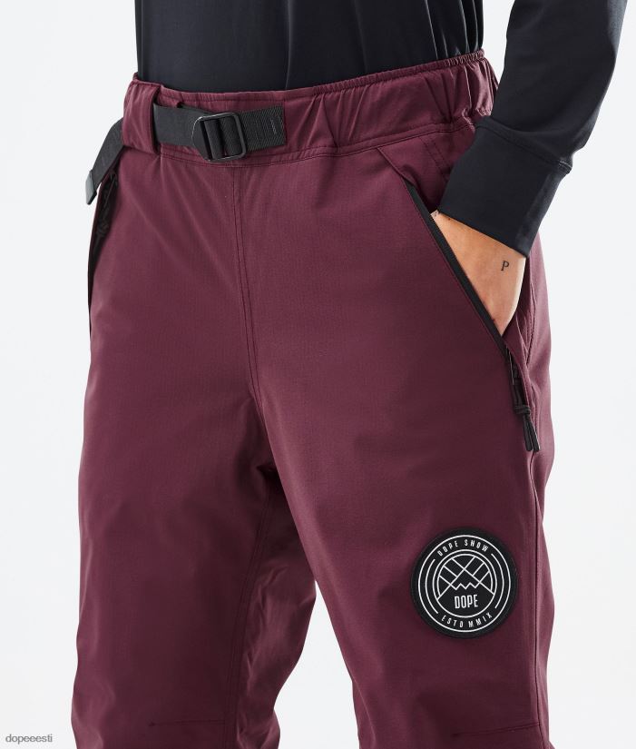 Dope Snow Eesti - naised blizzard w lumelauapüksid Dope Burgundia B62VTF712