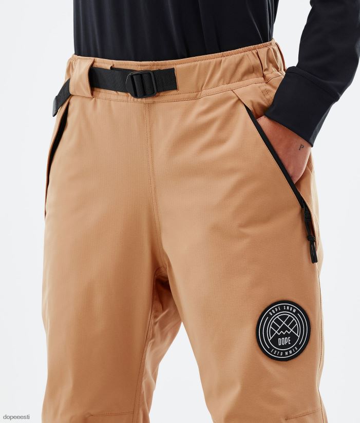 Dope Snow Eesti - naised blizzard w lumelauapüksid Dope khaki kollane B62VTF729