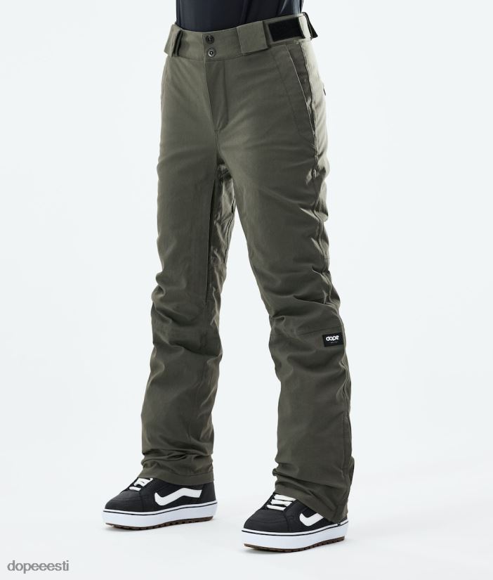 Dope Snow Eesti - naised con w 2021 lumelauapüksid Dope oliiviroheline B62VTF751