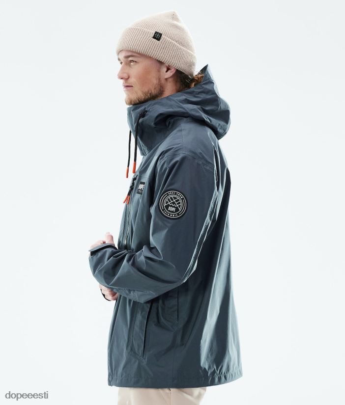 Dope Riided - mehed Blizzard light täistõmblukuga välijope Dope metallist sinine B62VTF116
