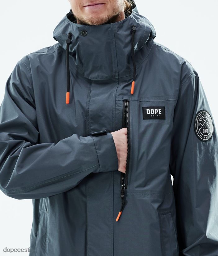 Dope Riided - mehed Blizzard light täistõmblukuga välijope Dope metallist sinine B62VTF116