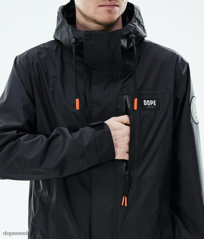 Dope Riided - mehed Blizzard light täistõmblukuga välijope Dope must B62VTF144