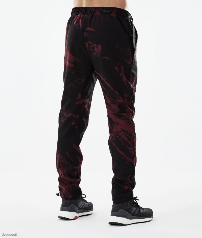 Dope Riided - mehed nomad välipüksid Dope värvige Burgundia B62VTF241