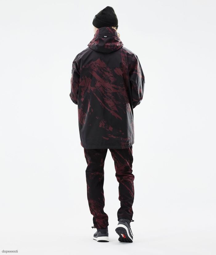 Dope Riided - mehed nomad välipüksid Dope värvige Burgundia B62VTF241