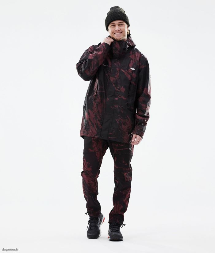Dope Riided - mehed nomad välipüksid Dope värvige Burgundia B62VTF241