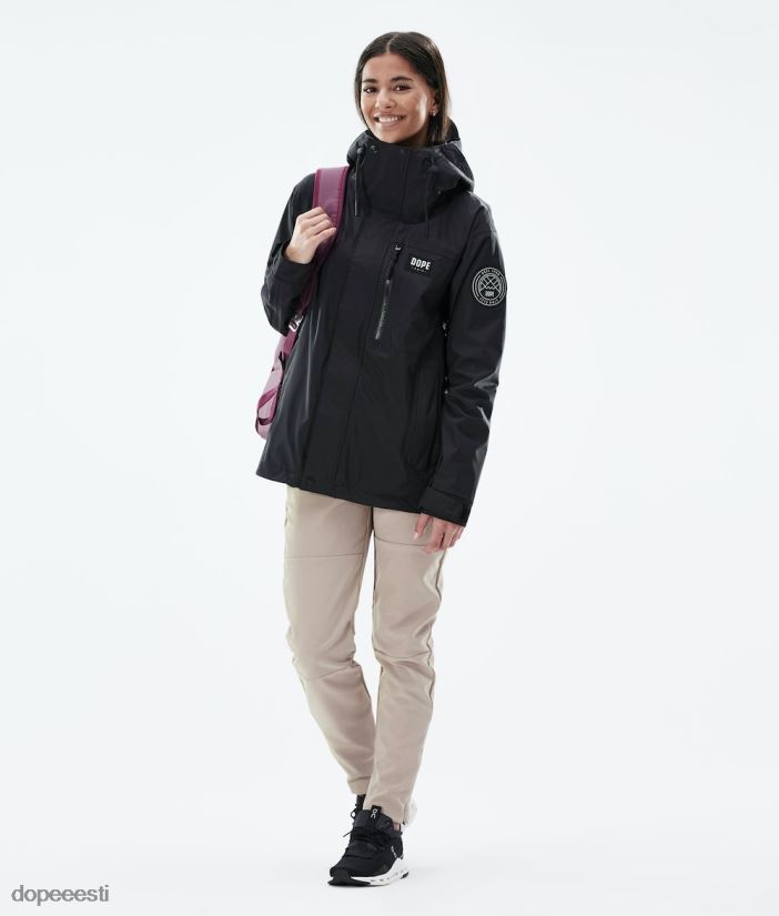 Dope Riided - naised Blizzard light täistõmblukuga välisjope Dope must B62VTF661