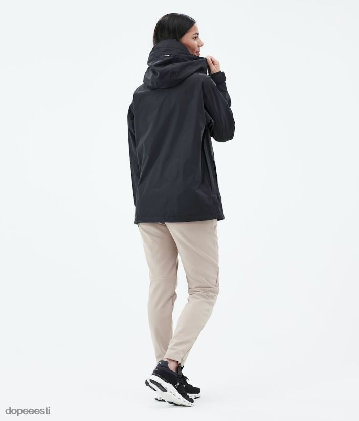 Dope Riided - naised Blizzard light täistõmblukuga välisjope Dope must B62VTF661