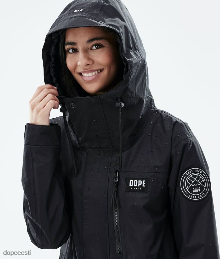 Dope Riided - naised Blizzard light täistõmblukuga välisjope Dope must B62VTF661