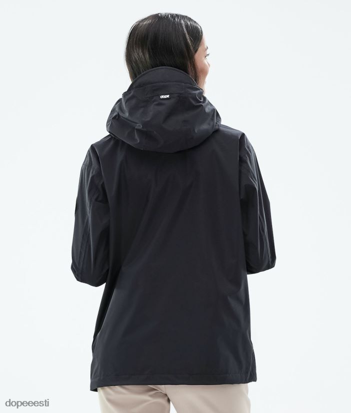 Dope Riided - naised Blizzard light täistõmblukuga välisjope Dope must B62VTF661