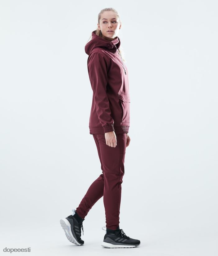 Dope Riided - naised nomad w välipüksid Dope Burgundia B62VTF737