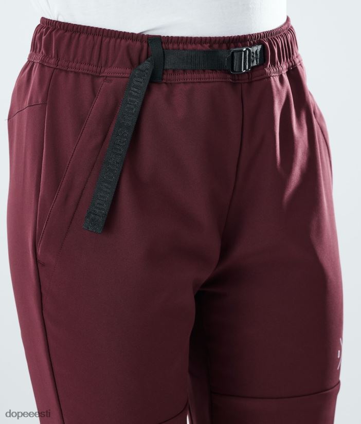 Dope Riided - naised nomad w välipüksid Dope Burgundia B62VTF737