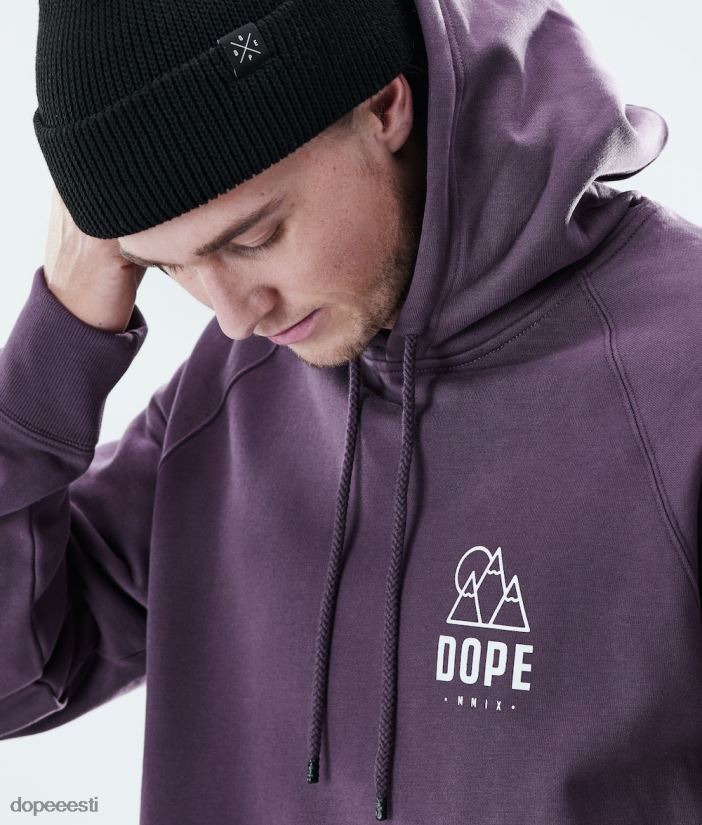 Dope Riided - mehed igapäevane kapuuts Dope kerkima pleekinud viinamari B62VTF305