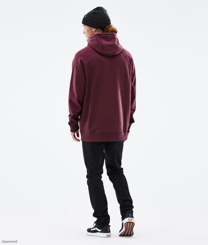 Dope Riided - mehed tavaline kapuuts Dope 2x-up Burgundia B62VTF302