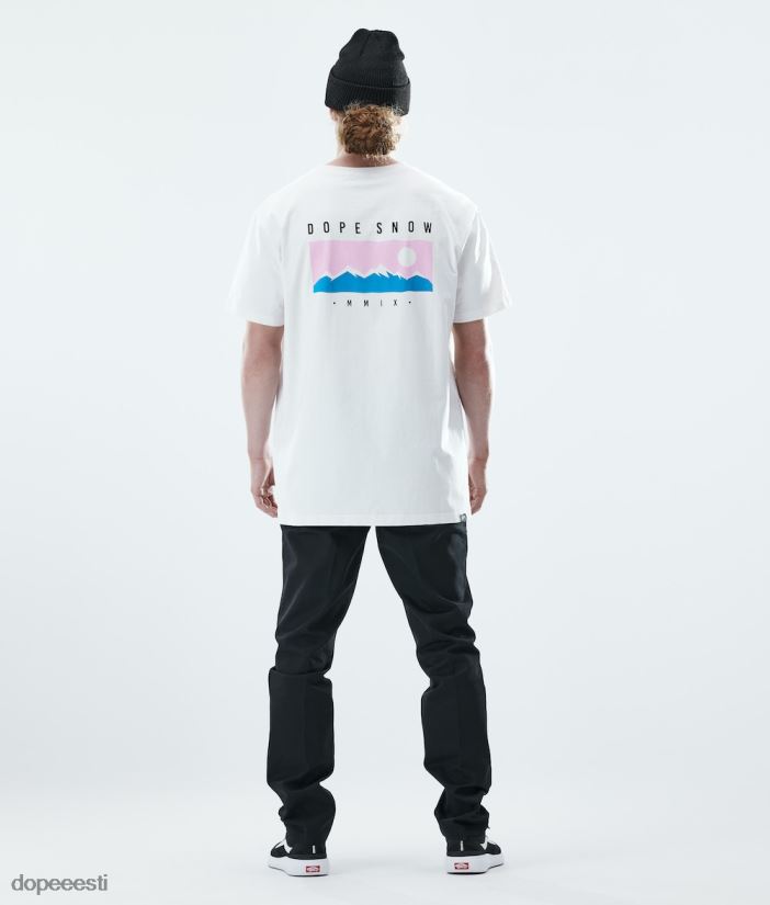 Dope Riided - mehed igapäevane t-särk Dope vahemik valge B62VTF364
