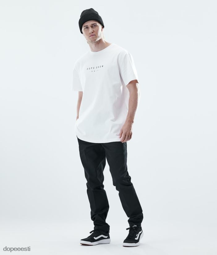 Dope Riided - mehed igapäevane t-särk Dope vahemik valge B62VTF364