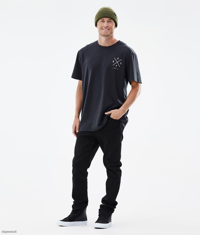 Dope Riided - mehed standardne t-särk Dope 2x-up must B62VTF352