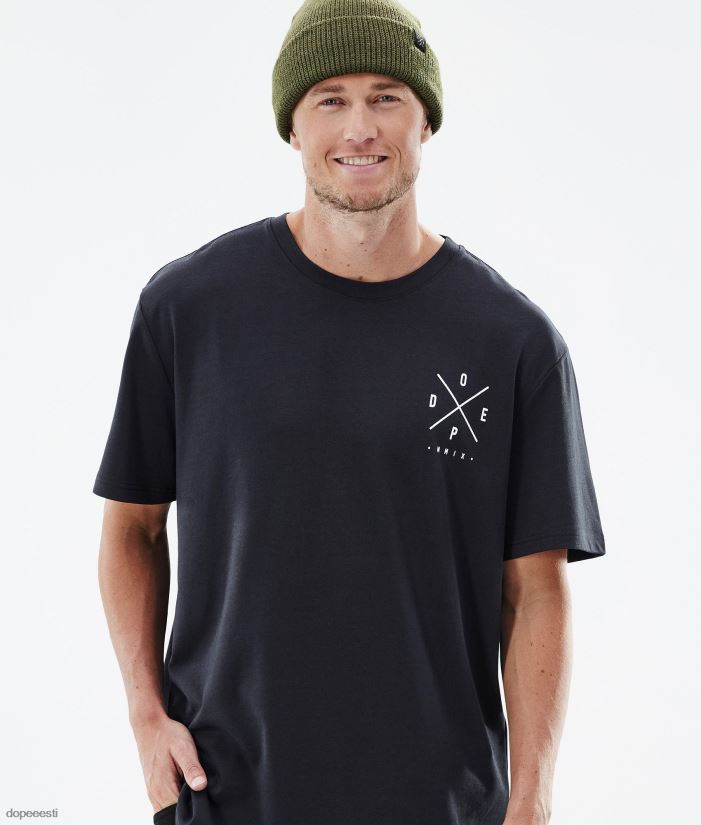 Dope Riided - mehed standardne t-särk Dope 2x-up must B62VTF352
