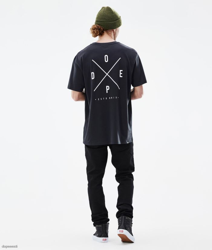 Dope Riided - mehed standardne t-särk Dope 2x-up must B62VTF352