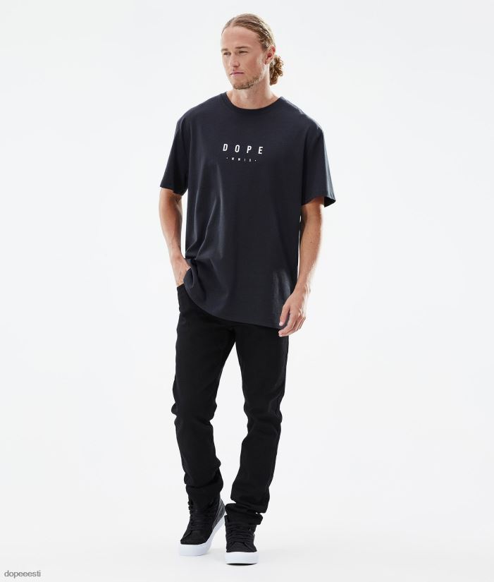 Dope Riided - mehed standardne t-särk Dope tipp must B62VTF342