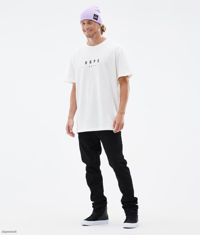 Dope Riided - mehed standardne t-särk Dope tipp valge B62VTF353