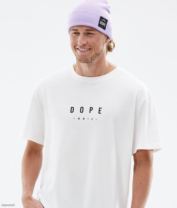 Dope Riided - mehed standardne t-särk Dope tipp valge B62VTF353