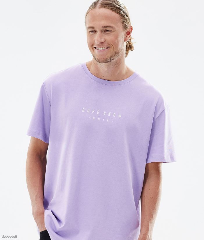 Dope Riided - mehed standardne t-särk Dope vahemik tuhmunud violetne B62VTF347