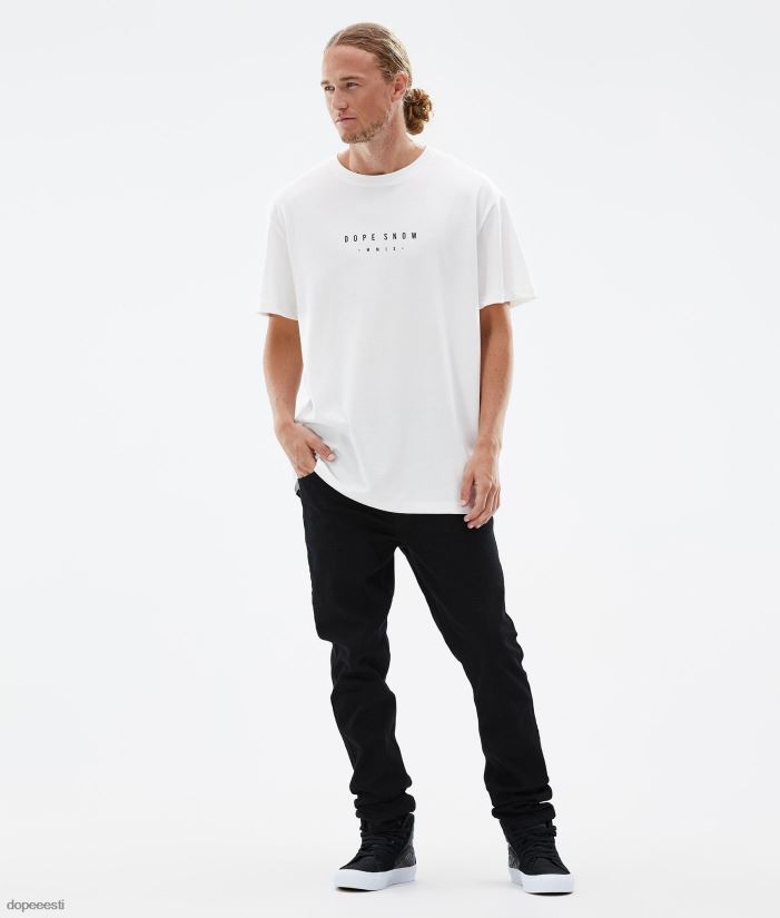 Dope Riided - mehed standardne t-särk Dope vahemik valge B62VTF349