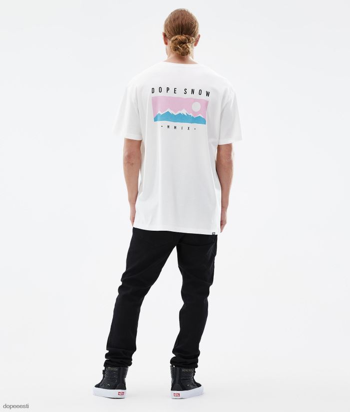 Dope Riided - mehed standardne t-särk Dope vahemik valge B62VTF349