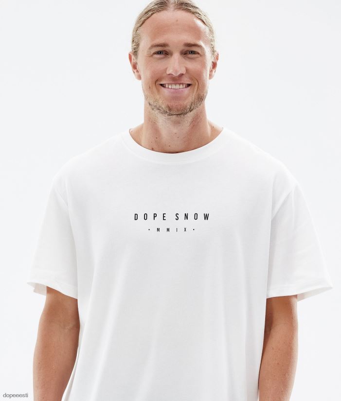 Dope Riided - mehed standardne t-särk Dope vahemik valge B62VTF349