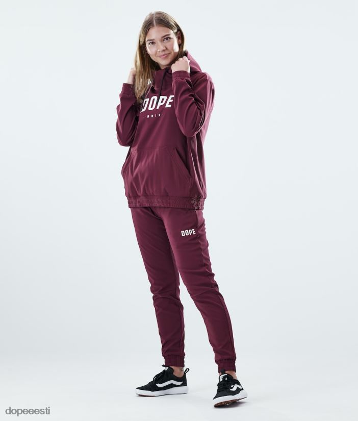 Dope Riided - naised lend w püksid Dope Burgundia B62VTF746
