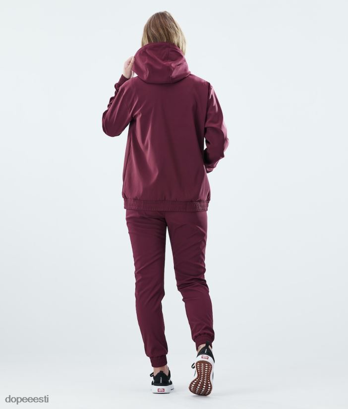 Dope Riided - naised lend w püksid Dope Burgundia B62VTF746