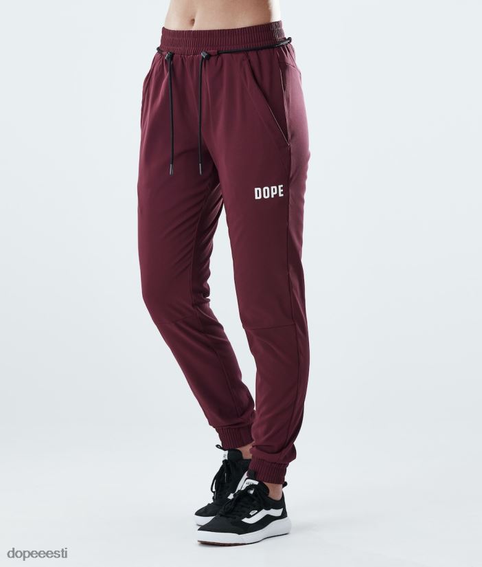 Dope Riided - naised lend w püksid Dope Burgundia B62VTF746