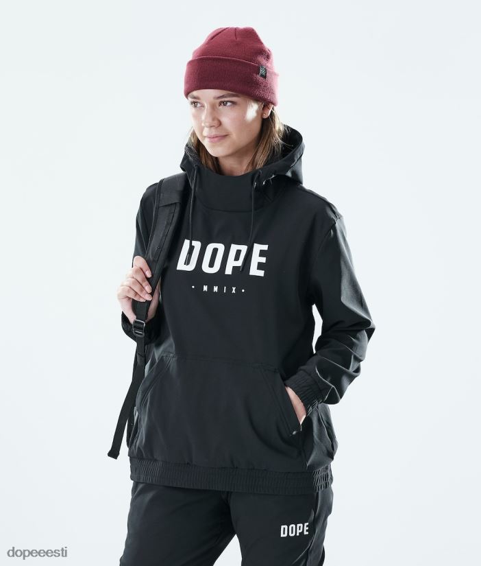 Dope Riided - naised lend kapuutsiga Dope must B62VTF856