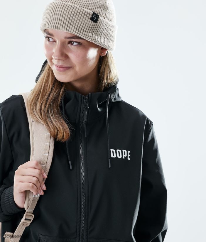 Dope Riided - naised lend täis lukuga kapuutsiga Dope must B62VTF864