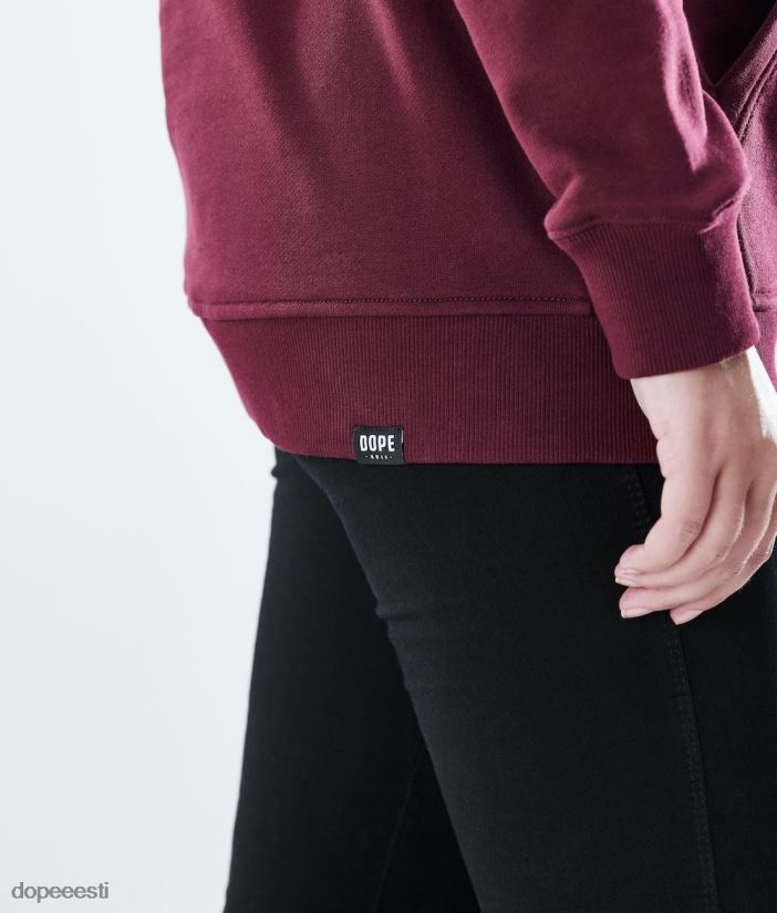Dope Riided - naised tavaline kapuuts Dope 2x-up Burgundia B62VTF863
